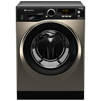 Hotpoint RPD9467JGG Ultima S-Line Freestanding Washing Machine, 9kg Load, A+++ Energy Rating, 1400rpm Spin, Graphite Hotpoint RPD9467JGG Ultima S-Line Freestanding Washing Machine, 9kg Load, A+++ Energy Rating, 1400rpm Spin, Graphite